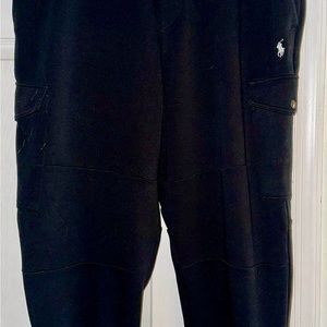 Mens Ralph Lauren Double-Knit Cargo Jogger Pants - Size 1XB